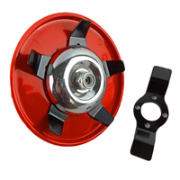 Tête de coupe multifonctionnelle pour débroussailleuse et tondeuse à gazon, lame double usage, accessoires pour outils de coupe d'herbe, bricolage