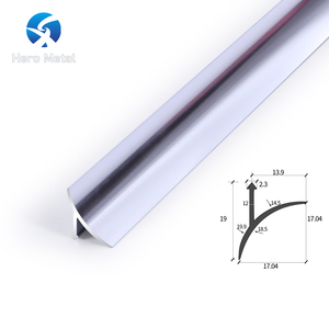 Phật sơn nhà máy bền nhôm hồ sơ gạch cạnh bảo vệ trang trí nội bộ góc góc anh hùng kim loại tường Bảng điều chỉnh <span class=keywords><strong>TRIM</strong></span> - Product Image 5