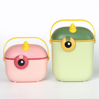 Boîte de rangement hermétique en plastique PP YUZMEI pour lait en poudre, grande capacité, conteneur pour aliments pour bébés, OEM ODM, boîte scellée pour céréales et collations