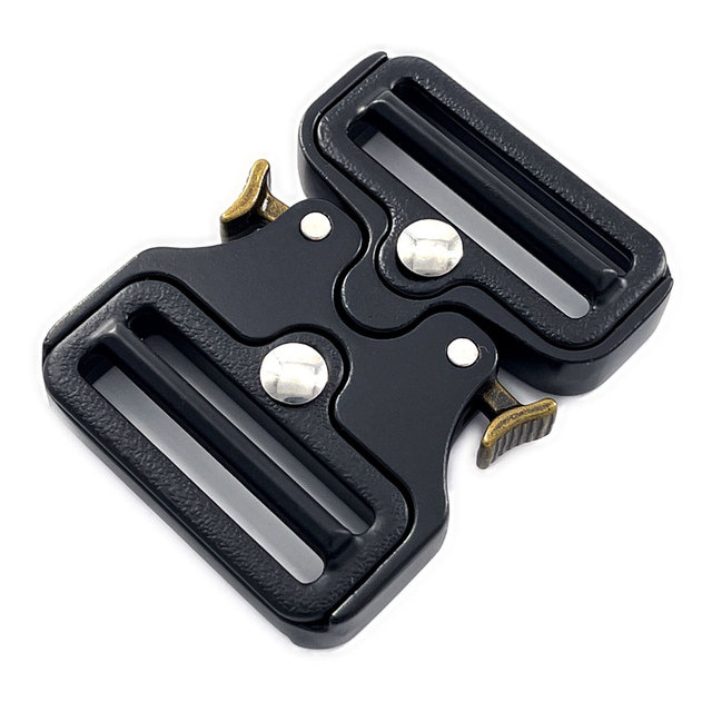 Wholesale 39mm Waterproof and Strong Zinc Alloy Quick Release Tactical Belt Buckle Clip for Men's Bags Accessory