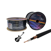 Câble de guitare électrique blindé en spirale pour instrument de musique, cuivre étamé, faible bruit, gaine en PVC flexible, microphone HIFI 1/4, haut-parleur
