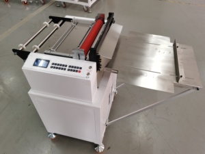 Máy cắt vải không dệt hoàn toàn tự động Máy cắt giấy cách điện PVC rạch và máy cắt chéo - Product Image 5