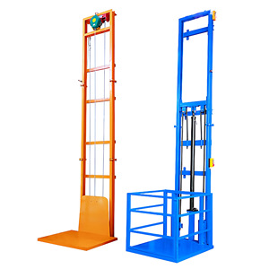 Vận chuyển hàng hóa nhỏ thang máy cho Nhà kho và nhà máy tầng nâng hoạt động nền tảng Đường Sắt-Loại thủy lực nâng vận chuyển hàng hóa thang máy - Product Image 4