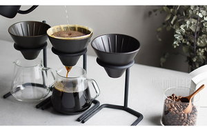 Purover-servidor de café de vidrio de alta calidad, juego de té, almacenamiento de café, se acepta, 1 unidad, 400ml - Product Image 3