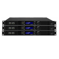 Amplificador de Audio Estéreo Profesional Digital DSP de 4 Canales 1U para Equipos de Sonido Profesional para Escenarios