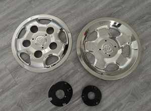 <span class=keywords><strong>Tapacubos</strong></span> de autobús cromado 304 de alta calidad, cubierta de rueda de 16,5 pulgadas para <span class=keywords><strong>tapacubos</strong></span> de autobús - Product Image 2