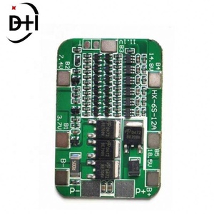 แผ่นป้องกันแบตเตอรี่ลิเธียมโพลิเมอร์ 6S22.2V12A แบบ 6 เซลล์ 18650 กระแสสูง 20V ไม่มีระบบปรับสมดุล - Product Image 3