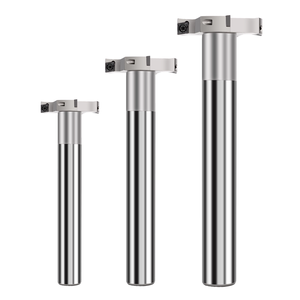 Customizable ODM/OEM Three-Sided Carbide <strong>End</strong> <strong>Mill</strong> HTS T-Shaped Arbor Grooving Handle Thickness 6 8 10 12T Trapezoidal Milling - Product Image 5