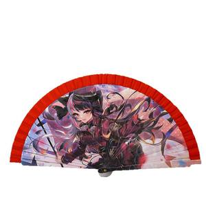 Abanico Plegable <span class=keywords><strong>Español</strong></span> de Alta Gama con Impresión Digital UV, Temática de <span class=keywords><strong>Anime</strong></span>, Opciones de Impresión Simple/Doble para Regalos Promocionales Empresariales - Product Image 4