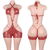 Tenues de danse exotiques en gros, costumes de scène à pois, combinaisons sexy de créateur, maillots de bain bikini, ensembles de danseuse pour soirées rave