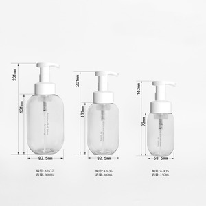Tùy chỉnh in 300ml nhựa Foamer mỹ phẩm chai rửa mặt bơm bọt dầu gội Lotion rỗng chai 500ml tóc - Product Image 4