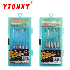 Ytqhxy Aparejo de Pesca Texas Rig con Plomada de 5g 10g, Anzuelo de Bola, Equipo Portátil para Pesca de Lubina al Aire Libre, Uso en Agua Dulce - Product Image 1