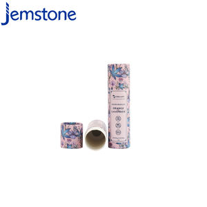 Custom Printed Cardboard Cylinder Box for Twist Up Lip Balm Lipstick Lipgloss Chap Stick <b>Paper</b> tube Packaging - Product Image 5
