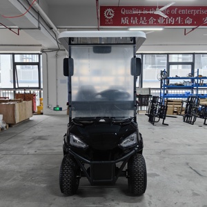 Voiturette de golf <span class=keywords><strong>électrique</strong></span> monoplace avec benne de chargement, véhicule de mobilité personnel pour la patrouille, les centres de villégiature et l'entretien des communautés - Product Image 2
