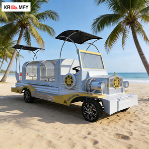 Urne funéraire en métal de style européen à double essieu et 4 roues, fabriquée à la main - Product Image 2