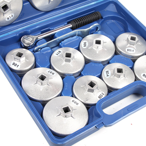 Jeu de 23 clés <span class=keywords><strong>à</strong></span> <span class=keywords><strong>filtre</strong></span> <span class=keywords><strong>à</strong></span> <span class=keywords><strong>huile</strong></span> de type bouchon essentiel Kit d'outils pour véhicule avec clés - Product Image 3