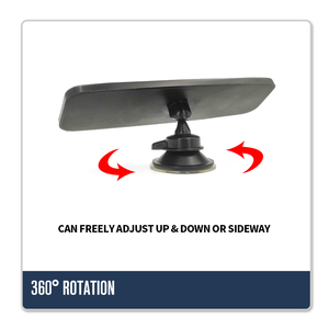 Phổ xe nội thất chiếu hậu bé xem phía sau gương với điều chỉnh hút cup - Product Image 4