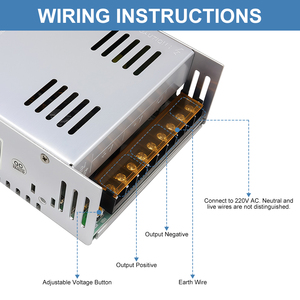 Esann 12V 3 4 5 8 10 15 20 25 30 40 50 60 70 80 amp 36W 50W 60W 60W 100W 120W 360W 600W 800W 1000W chuyển mạch cung cấp điện - Product Image 3