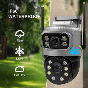 Caméra de <span class=keywords><strong>surveillance</strong></span> CCTV sans fil V380 Pro 4G, caméra IP de sécurité extérieure PTZ, carte SIM 4G, caméra CCTV, technologie réseau WiFi, compression vidéo H.265 - Product Image 6