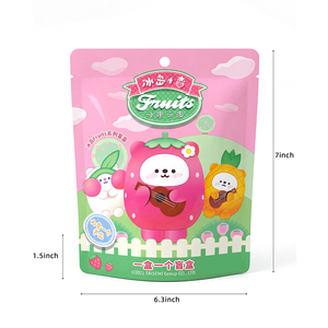 Custom Printed Factory Price Stand Up Zipper Pouch Bag for Mystery Toy Blind Bag Plush Keychain Collectible Packaging - Product Image 3