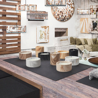 Bougie artisanale de décoration d'intérieur luxueuse personnalisée, cire de soja longue durée avec pot en céramique et grain de marbre en bois parfumé