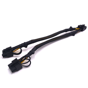 Özel 8-Pin 20 Awg PCIE/GPU CPU için GPU Molex Microfit MX3.0 erkek bilgisayar için güç adaptörü kablosu PVC yalıtım malzemesi - Product Image 1