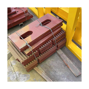 Запасные части для щековой дробилки Mn18Cr2, подвижная фиксированная Щековая пластина CJ412 - Product Image 4