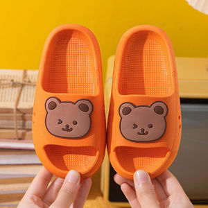 Pantoufles pour enfants EVA dessin animé mignon d'ours pour bébés garçons et filles enfants chaussures d'été familiales antidérapantes - Product Image 5