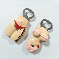 Aimants de réfrigérateur personnalisés en acrylique/métal 3D en forme de corps, motifs coquins de torse de bikini, cadeaux de fête pour adultes, cadeaux de mariage, aimant écologique