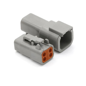 Connecteur automobile 4 positions, prise étanche en plastique gris pour voiture DTM06-4S DTM04-4P - Product Image 2