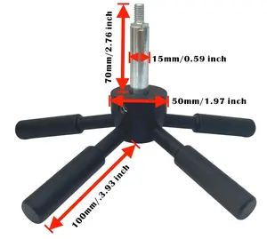 Puxadores para Mosler Cofres Porta do cofre com 5 raios Puxador para porta do cofre Puxador de segurança para arma