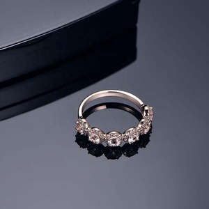 Elegante Anillo de Compromiso de Plata de Ley 925 con Cuarzo Ahumado y Halo de <span class=keywords><strong>Morganita</strong></span>, Joyería de Boda para Mujer - Product Image 3