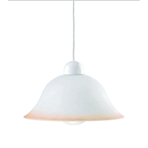 LÁMPARA DE TECHO DE ALABASTERO BLANCO CON BANDA ROSA DIAMETRO 30CM - 1XE27 MÁX. 60W - Product Image 1