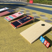 Planche de jeu de lancer de sacs de sable en bois, pour l'extérieur et l'intérieur, camping, jeu de team building parent-enfant, style américain classique, jeu de lancer de sacs de haricots
