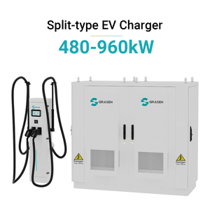 Station de recharge rapide pour véhicules électriques de type split 480kW 960kW avec connecteurs EV CCS2 GBT et protocole OCPP1.6J pour flotte et station-service - Product Image 1
