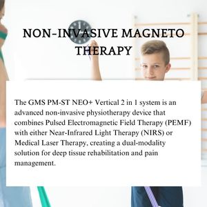Appareil de magnétothérapie verticale 5 Tesla PEMF avec laser médical NIRS pour le soulagement de la douleur, la rééducation des blessures sportives et la thérapie - Product Image 2