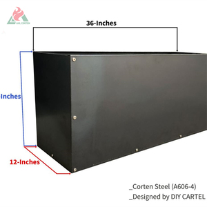 Corten-macetas de henan de esfera de acero para exteriores, orb, caja larga de <span class=keywords><strong>metal</strong></span>, macetero grande - Product Image 6