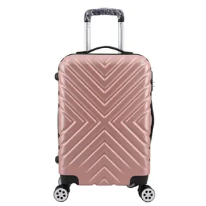 中国供应商ABS硬包旅行包行李手推车随身携带手提箱