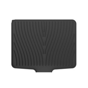 Tapis de séchage pour vaisselle rectangulaire en silicone de qualité alimentaire au design moderne, antidérapant et résistant à la chaleur, cadeau de cuisine écologique - Product Image 1