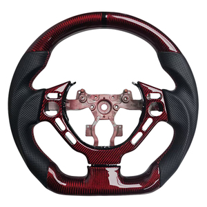 Volant de direction en cuir perforé en fibre de carbone noir avec bande supérieure, le plus populaire pour Nissan <span class=keywords><strong>GTR</strong></span> 85 - Product Image 1