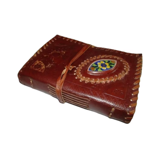 Carnet de notes en cuir personnalisé classique avec fermeture à lien pour écrivains, étudiants, professionnels et notes quotidiennes - Product Image 2