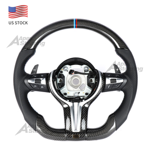 Volante de Fibra de Carbono en Stock en EE. UU. para <span class=keywords><strong>BMW</strong></span> F10 F11 M5 M6 <span class=keywords><strong>M7</strong></span> M8 F06 F13 F02 F03 F07 F18 F90 F01 F12 F07 F91 F92 F93 Serie 5~7 - Product Image 1