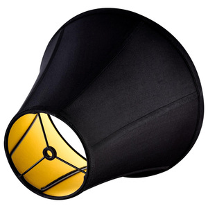 Abat-jour en tissu en forme de cloche, accessoire de lampe contemporain de luxe, installation facile - Product Image 1
