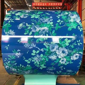 Bobina de Acero PPGI/PPGL de 0.25mm 0.35mm, Ancho de 1000mm 1200mm, Color <span class=keywords><strong>RAL</strong></span> Rojo 3009 3001/Azul <span class=keywords><strong>5012</strong></span> 5013 - Product Image 4