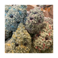 Peluche Nug Nouglas Nugge Herbie Buds Cheveux au crochet Amigurumi faits main, jouets anti-stress pour adultes