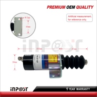 Moteur diesel Lister Petter 12V, électrovanne d'arrêt de carburant SA-3405T 1502-12C7U2B2S1, électrovanne 366-07197 36607197
