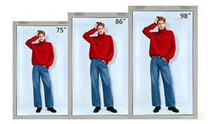 Pantalla LCD Transparente <span class=keywords><strong>de</strong></span> 86 Pulgadas para Interiores, con Gráficos <span class=keywords><strong>Animados</strong></span> en 3D, Texto Interactivo, Pantalla Táctil, Gabinete Holobox con CMS Integrado - Product Image 3