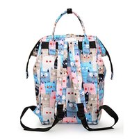 Sac organisateur de poussette de dessin animé de bébé imprimé personnalisé sac à dos portable multifonction sacs à couches à la mode