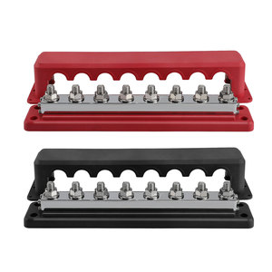M10 600A Busbar Red Black 8 Channel <b>Power</b> Distribution <b>Block</b> For Cars Rvs Boats Charging - Product Image 5