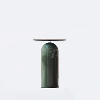Ensemble de table basse crème moderne haut de gamme Table d'appoint en verre créative de style français pour petits salons pour canapés minimalistes